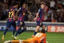 فاصله رئال مادرید با بارسلونا در جدول چند امتیاز است؟