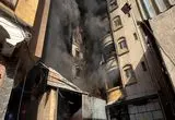 آتش‌سوزی گسترده در بازار قاهره