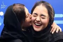خنده‌های فریبا نادری و نرگس محمدی در حاشیه جشنواره فیلم شهر