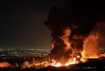 آتش، دود و خسارت در مرکز صنایع نظامی رافائل
