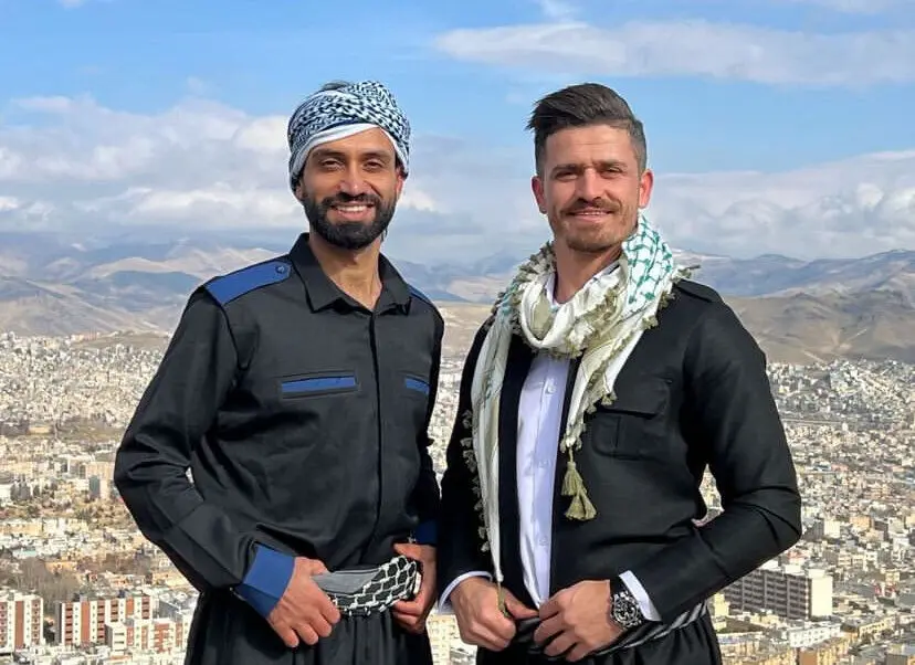 تصویر؛ استوری وریا غفوری درباره 2 شهید کردستانی