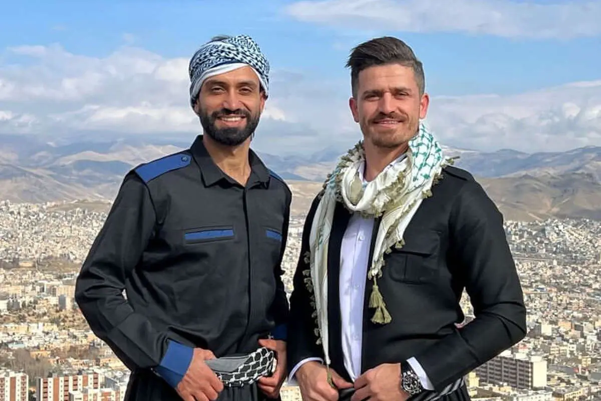 تصویر؛ استوری وریا غفوری درباره 2 شهید کردستانی