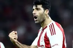 طارمی در ترکیب اصلی المپیاکوس مقابل اوفی‌کرت