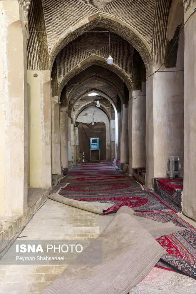 تصاویر؛ فرونشست در مسجد جامع اصفهان 29