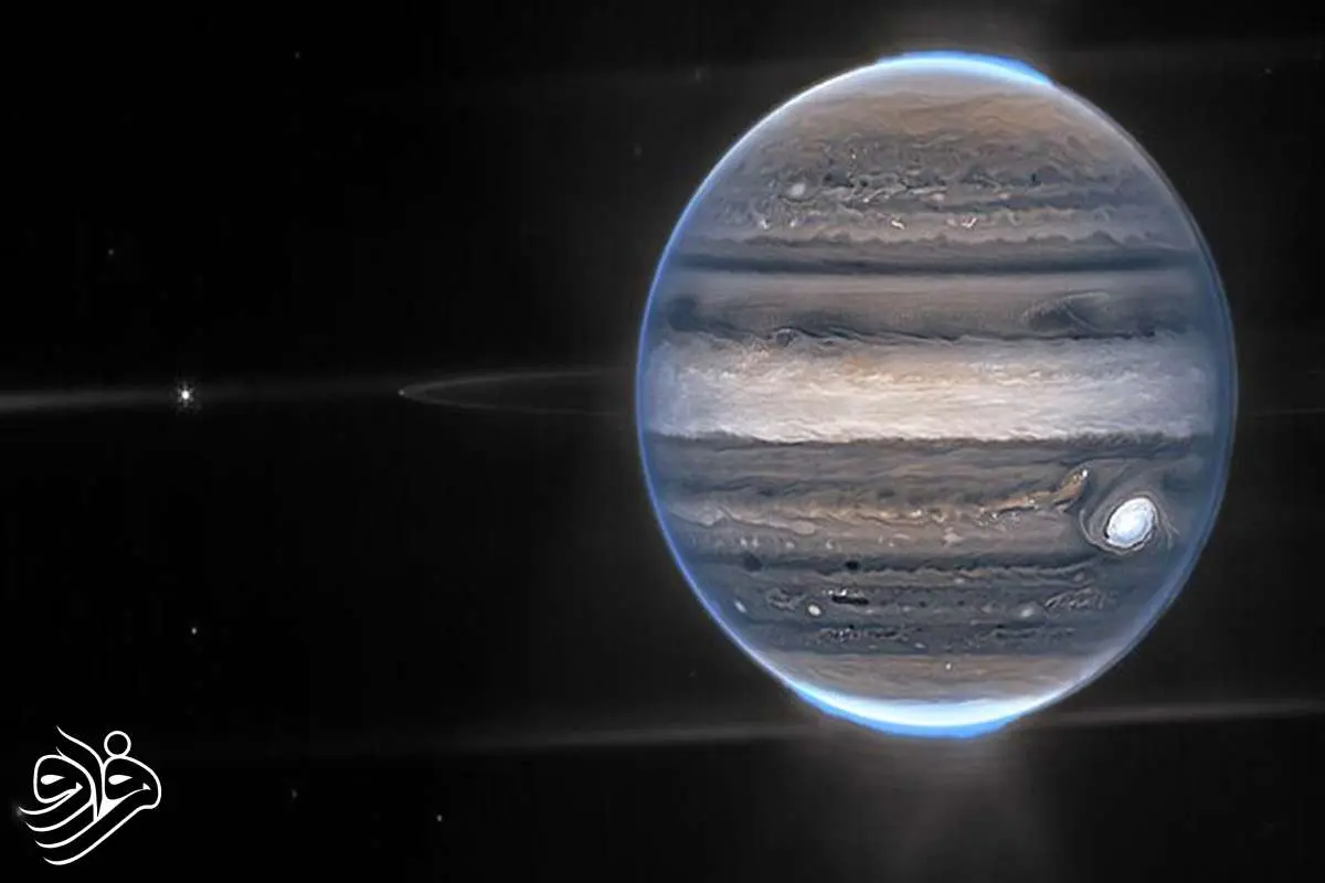 سیاره مشتری از نگاه تلسکوپ فضایی جیمز وب
