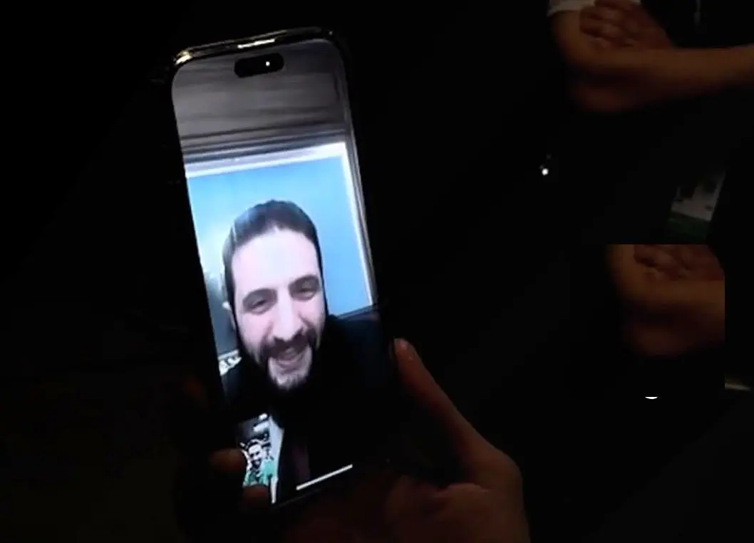 تماس تصویری جولانی با بازیکنان تیم ملی فوتبال سوریه