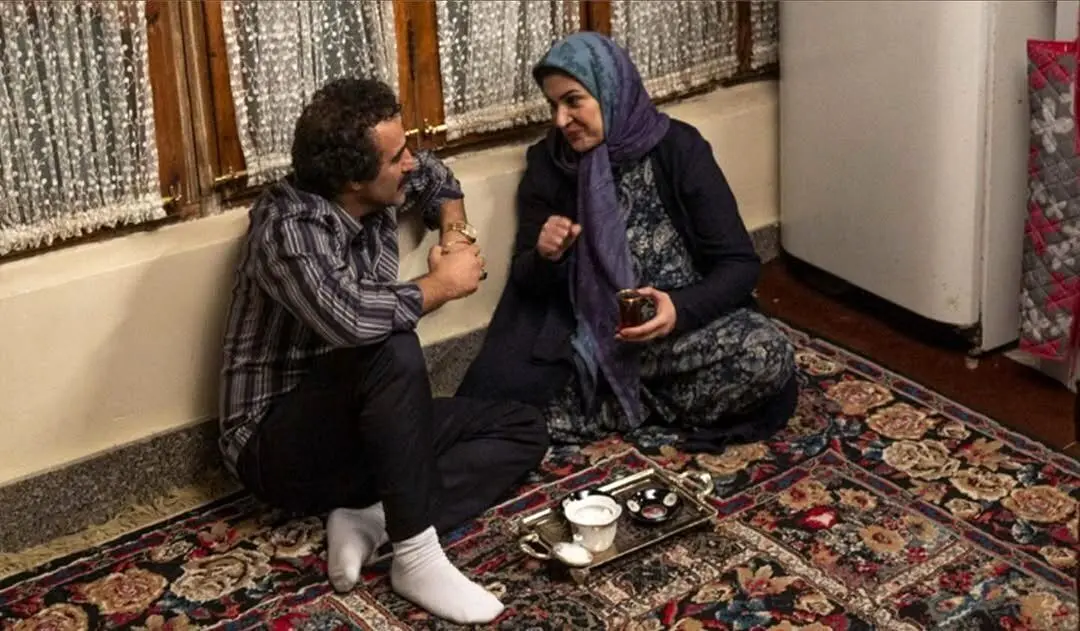 محسن تنابنده و هٌما در کنار هم در یک مراسم سینمایی