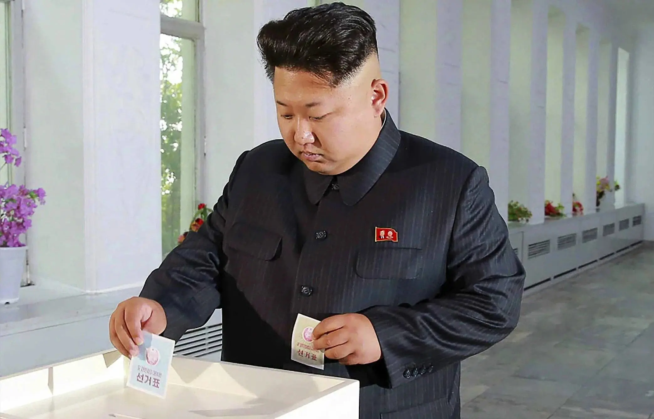 پیروزی کیم جونگ اون در انتخابات کره شمالی با ۹۹.۹۳ درصد آرا
