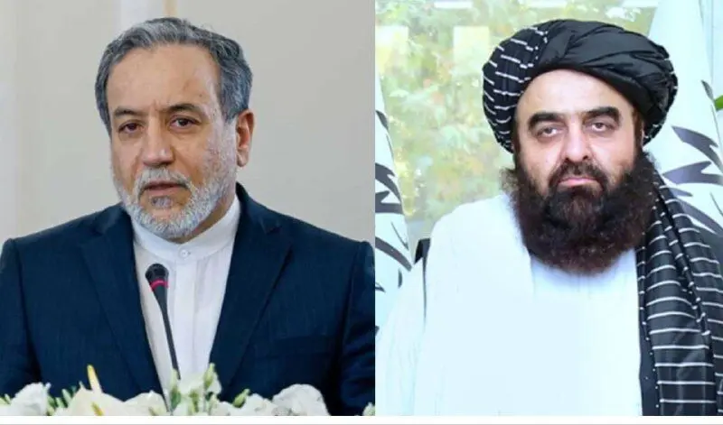 تماس تلفنی وزیر امور خارجه حکومت سرپرست افغانستان با عراقچی