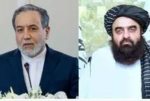 تماس تلفنی وزیر امور خارجه حکومت سرپرست افغانستان با عراقچی