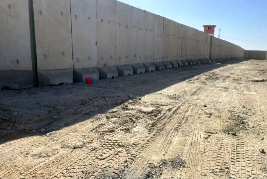 ساخت دیوار مرزی بین عراق و سوریه 