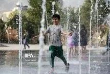 تصاویر؛ پارک آب و آتش، پناهگاه کودکان در موج گرمای تهران