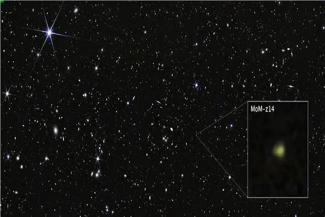 تصویر شگفت‌انگیز جیمز وب از یک کهکشان باستانی