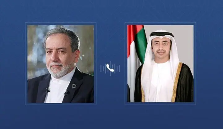 گفت و گوی عباس عراقچی و وزیر خارجه امارات