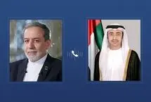 گفت و گوی عباس عراقچی و وزیر خارجه امارات