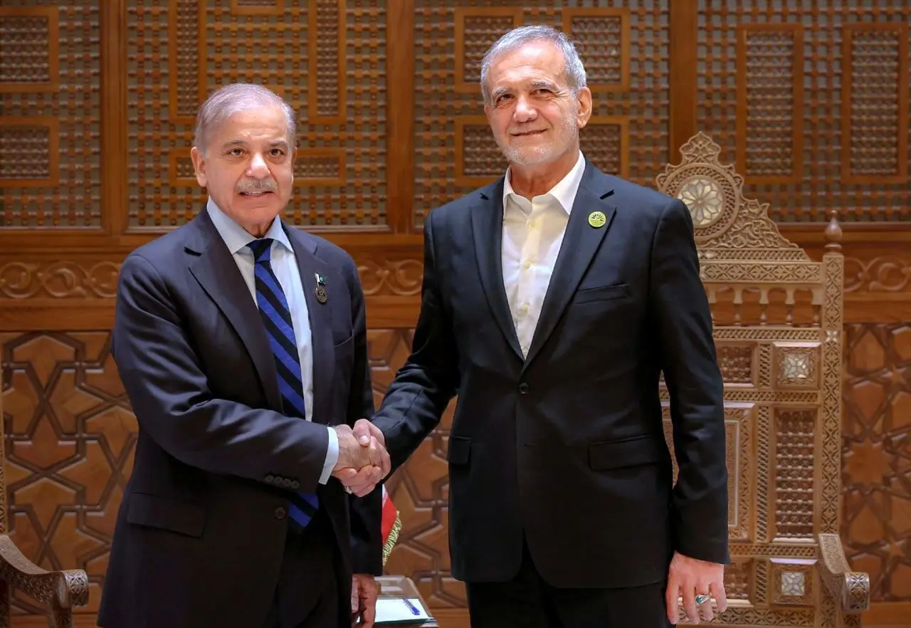 سعدی‌خوانی شهباز شریف در نشست خبری با پزشکیان