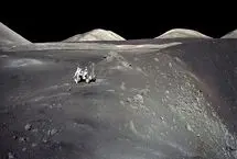 ماه‌نورد و فضانورد آپولو ۱۷ در قاب تاریخی ناسا