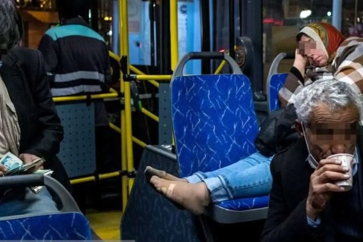 شب خوابی در اتوبوس، شبی 25 هزار تومان!