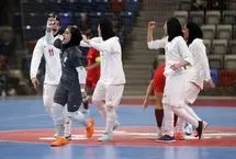 برد دختران فوتسال در اولین گام از بازی‌های آسیایی بحرین

