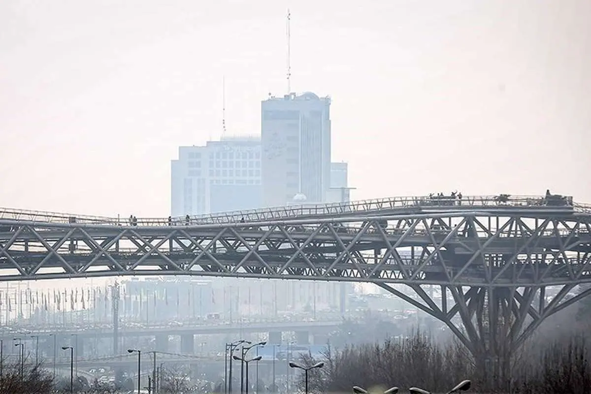 شاخص آلودگی هوا تهران امروز شنبه ۲۲ آذر