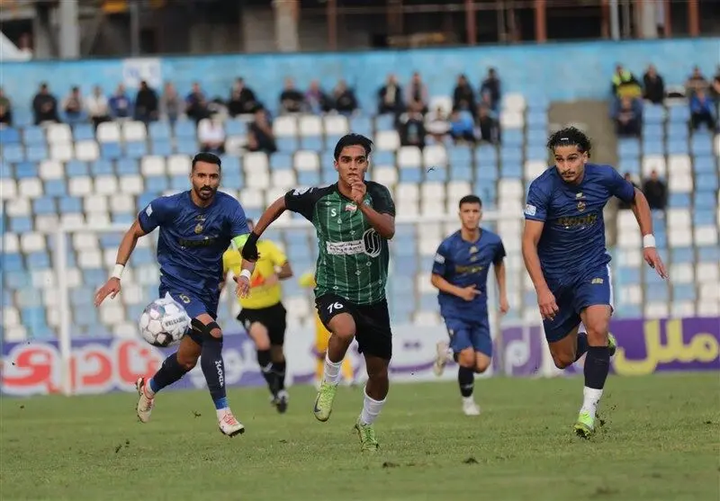 ملوان 1 - 0 خیبر؛ صعود موقت انزلی‌چی‌ها به صدر با ۳ امتیاز شیرین