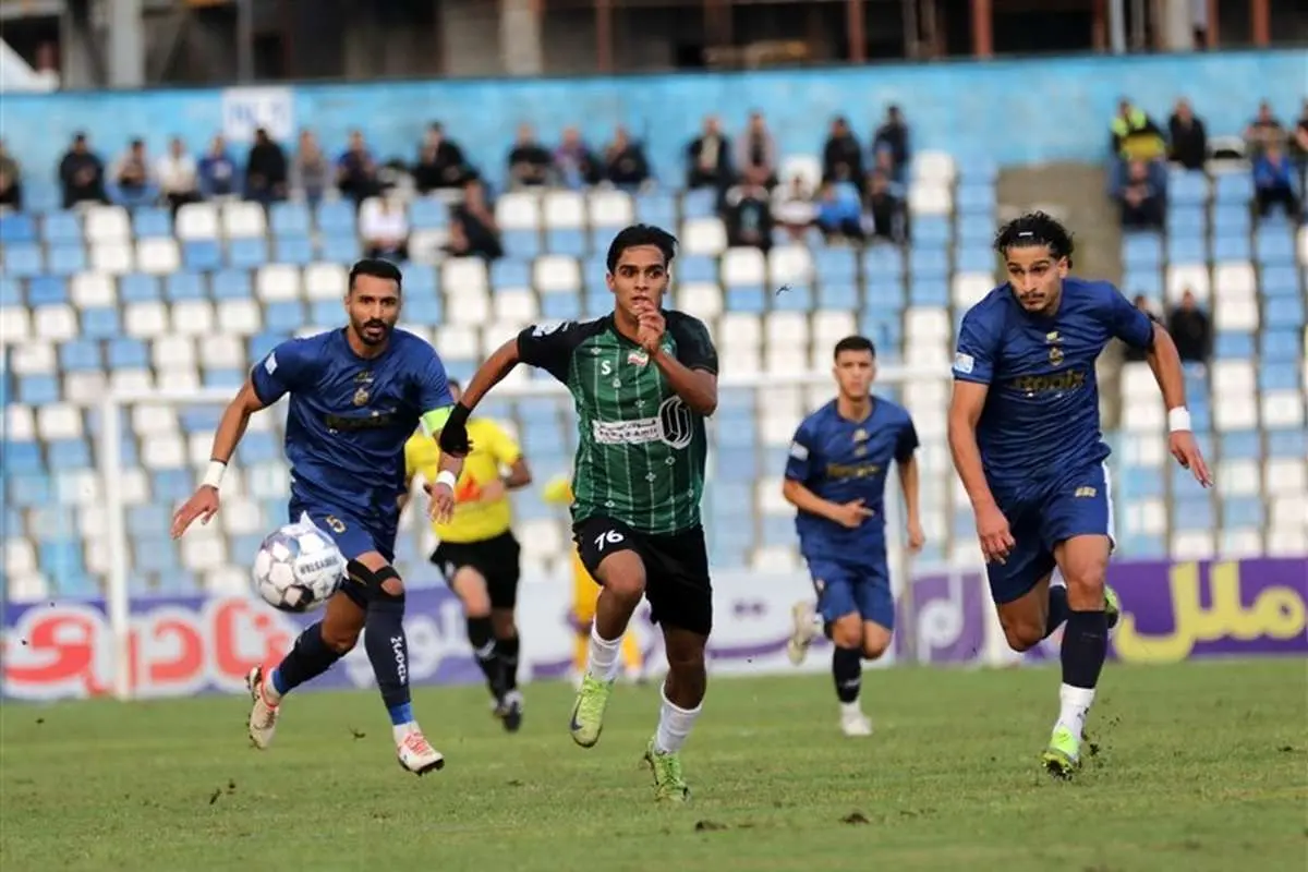 ملوان 1 - 0 خیبر؛ صعود موقت انزلیچیها به صدر با ۳ امتیاز شیرین
