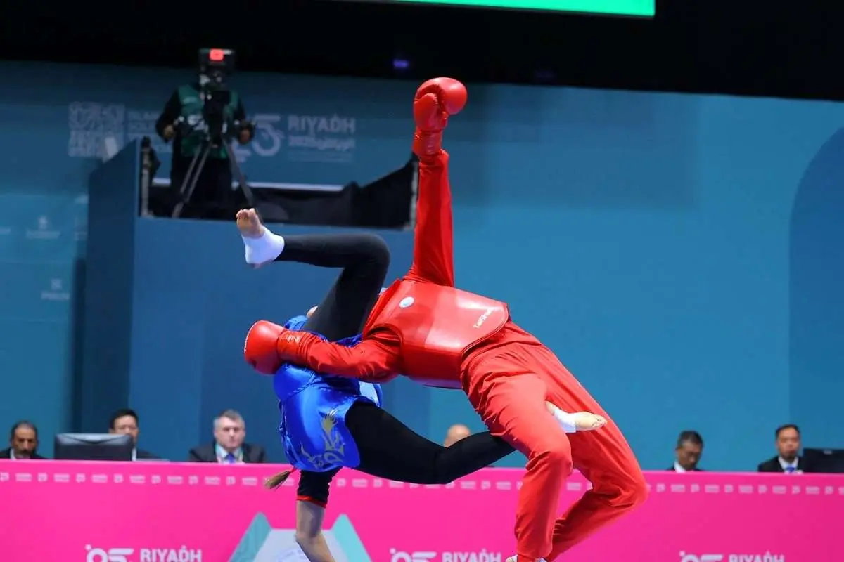 تصاویر؛ فن درخت‌کن دختر ایرانی در بازی‌های کشورهای اسلامی

