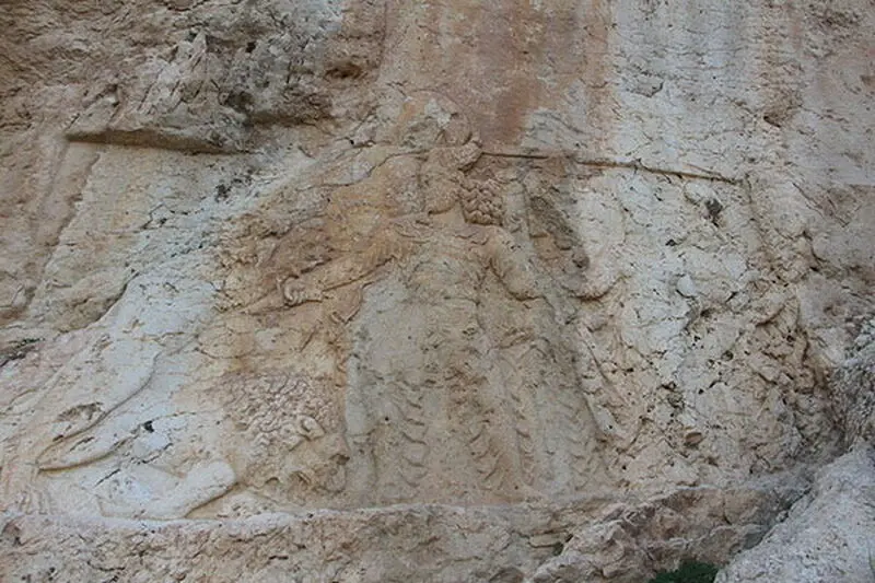 سنگ نگاره ساسانی