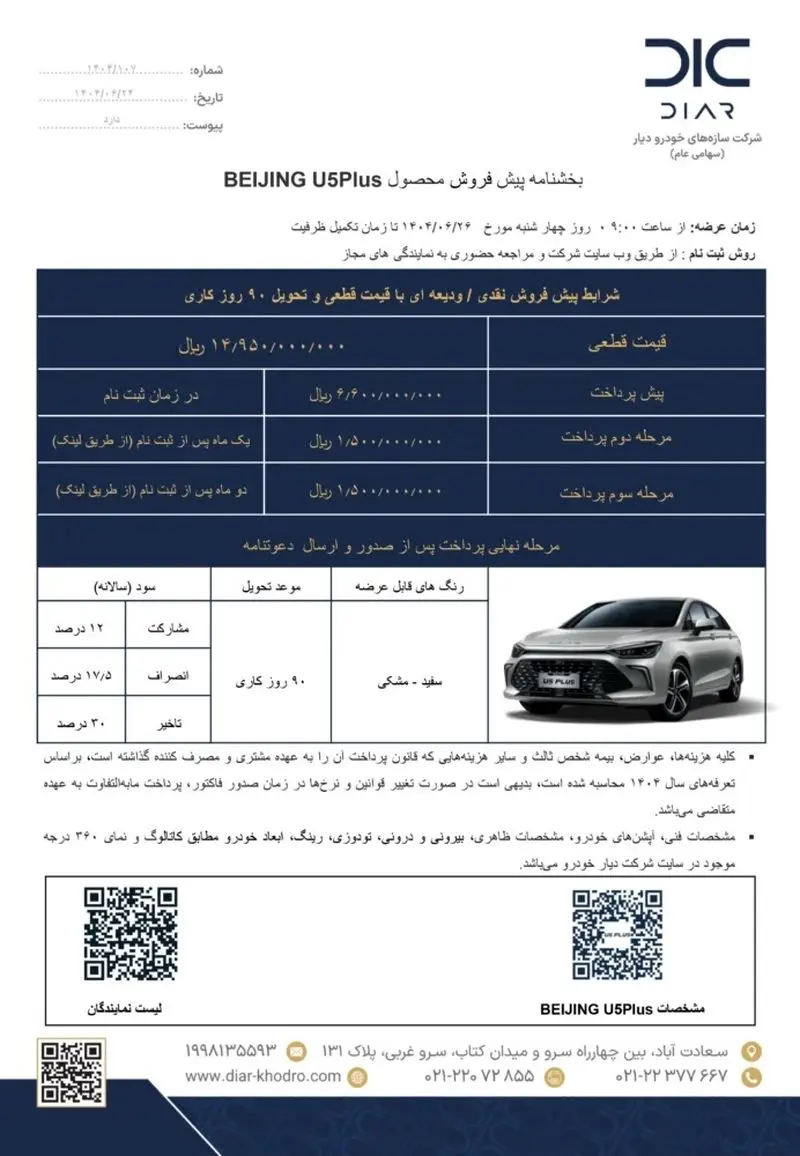 بیجینگ U5 پلاس