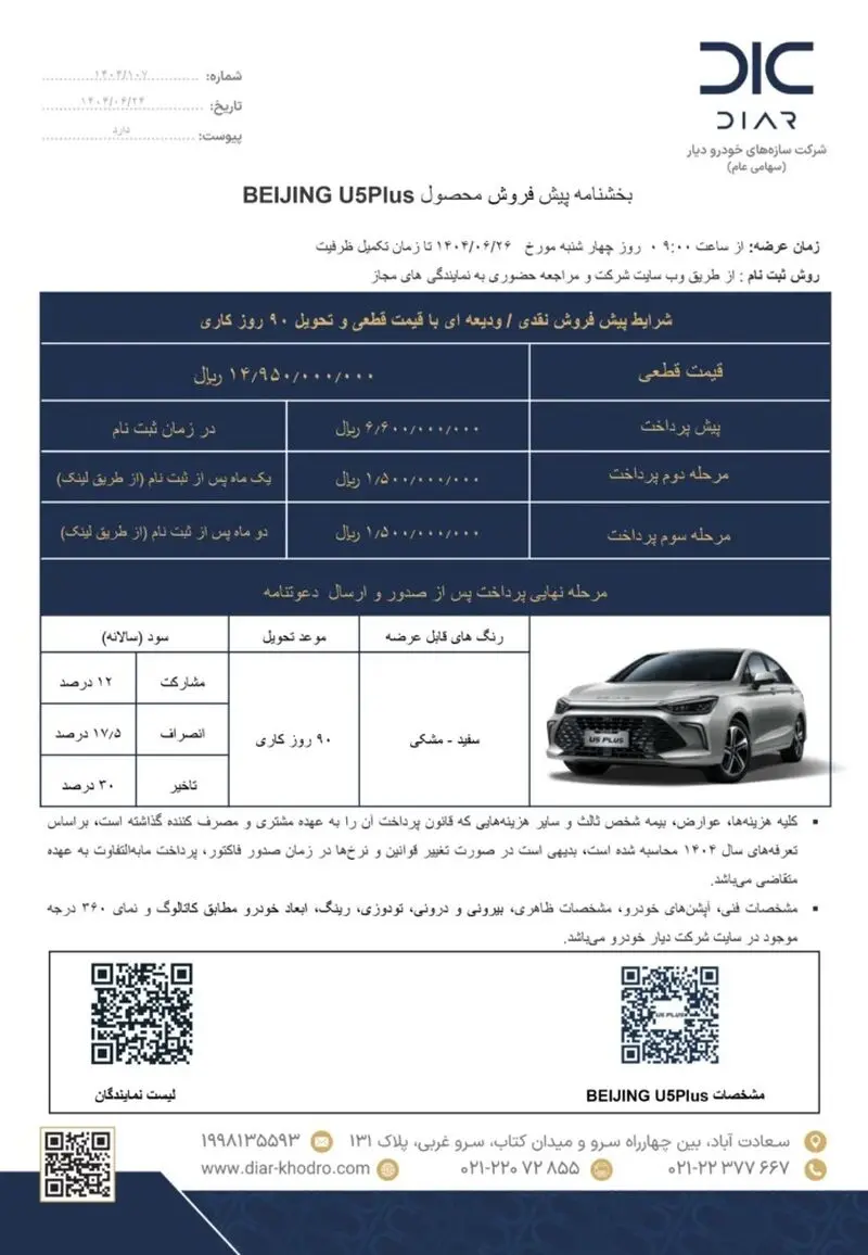 بیجینگ U5 پلاس