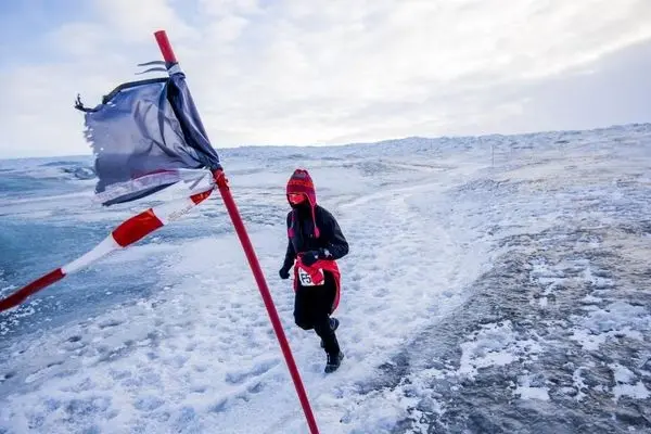 تاریخ‌سازی یک زن با قهرمانی در ماراتن قطب جنوب