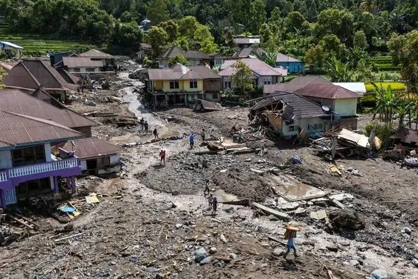 رانش وحشتناک زمین در اندونزی