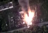 حمله پهپادی روسیه به تاسیسات انرژی ارتش اوکراین