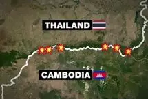  درگیری‌های دوباره تایلند و کامبوج با وجود توافق آتش‌بس