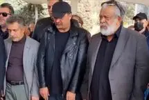 گریه‌های حسن پوشیرازی و مصطفی زمانی در تشییع همایون ارشادی