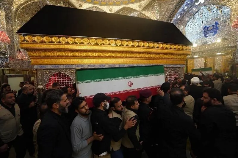 تشییع رهبر در کربلا