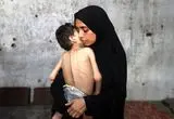 تصاویر؛ سایه قحطی مرگبار بر غزه
