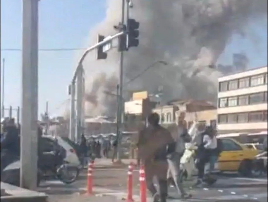 تصویری از شدت انفجار در خیابان پاستور
