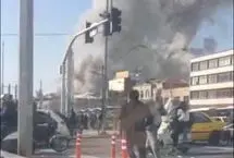 تصویری از شدت انفجار در خیابان پاستور
