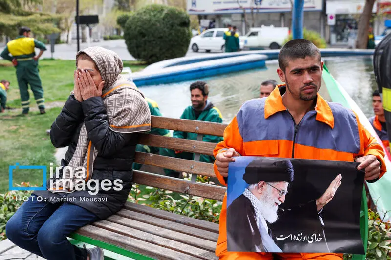 تشییع پیکر پاکبان شهید۱۰