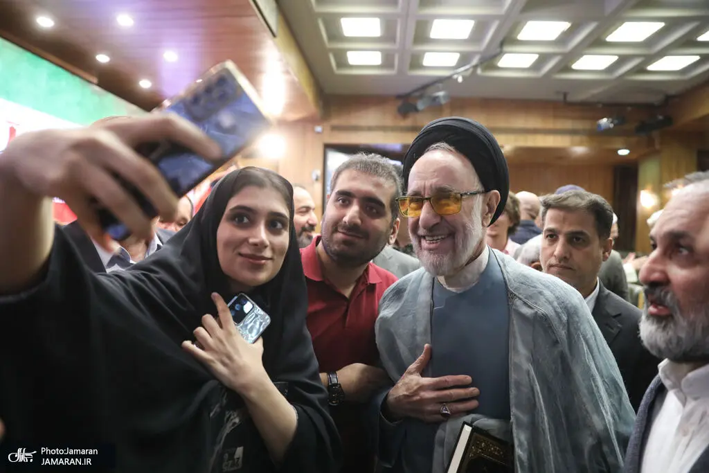 تصاویر؛ سید محمد خاتمی در نشست بنیاد باران
