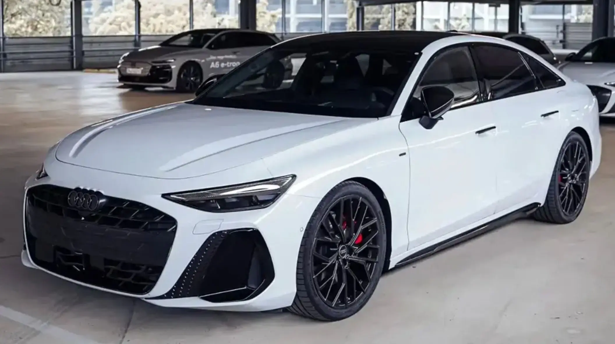 اولین تصاویر رسمی از آئودی A6 e-hybrid جدید!