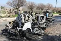 ‌لحظۀ حمله پهپادی اسرائیل به یک خودرو در جنوب بیروت