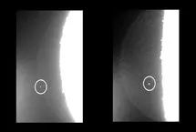 لحظه نادر برخورد دو شهاب‌سنگ به سطح ماه