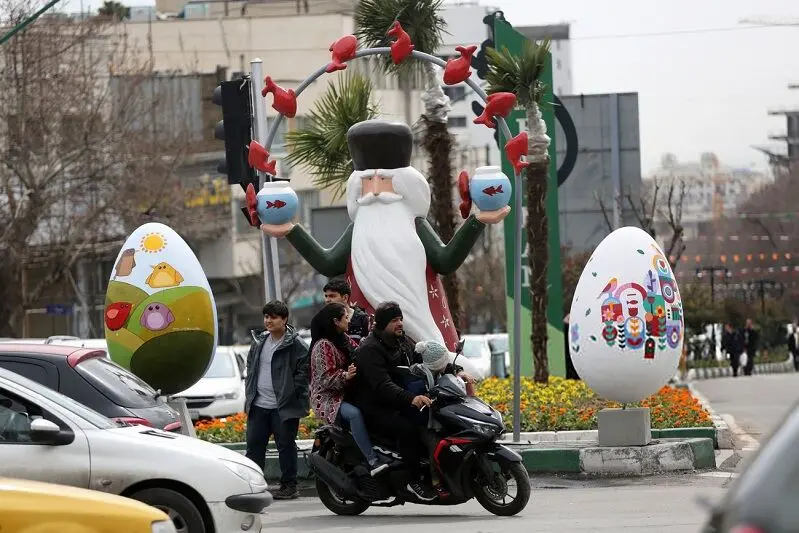 شهر، چند ساعت مانده به نوروز ۱۴۰۵...