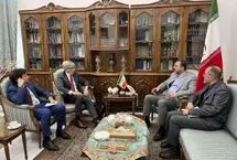رایزنی‌های غریب‌آبادی با معاون وزیر امور خارجه نروژ، رئیس بانک بریکس و سفیر فرانسه

