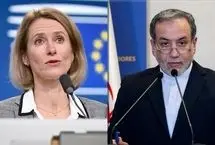 محور گفت‌وگوی عراقچی و مسئول سیاست خارجی اتحادیه اروپا