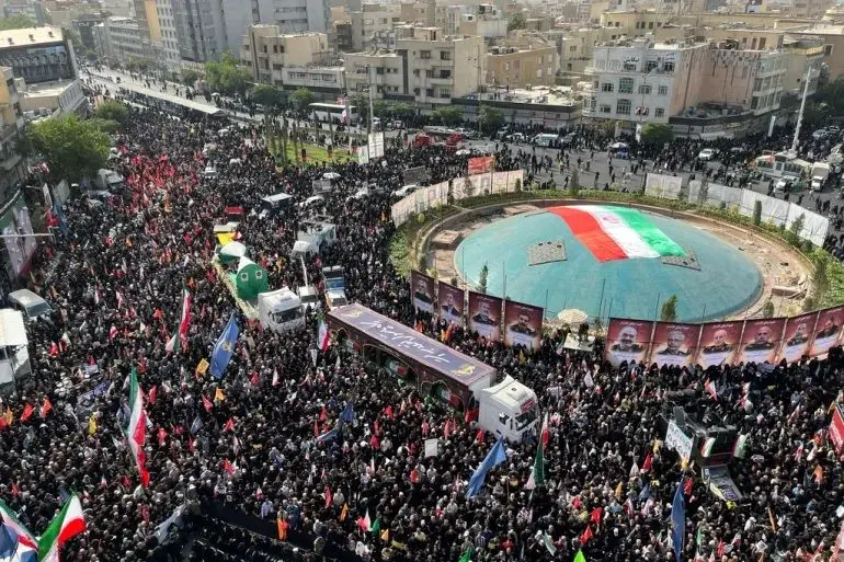 بازتاب مراسم تشییع شهدا جنگ ۱۲ روزه در رسانه‌های خارجی