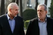  تصاویر پزشکیان و قالیباف در مراسم عزاداری 