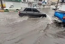 نفوذ سیلاب به انبارهای نگهداری برنج در فریدونکنار